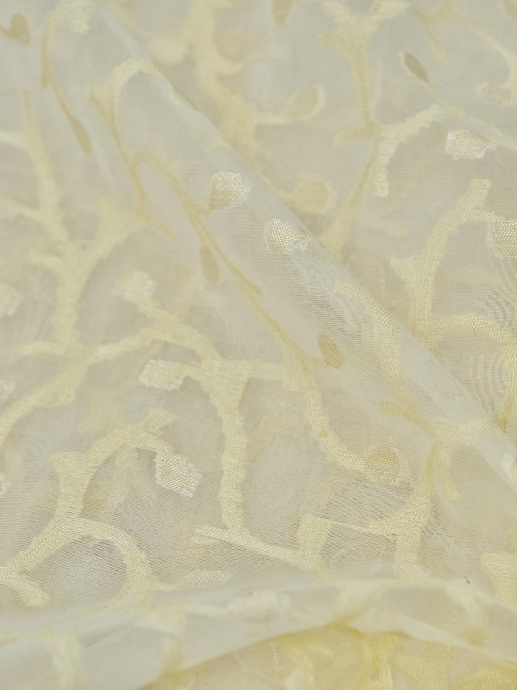Kora Organza Saree Off White