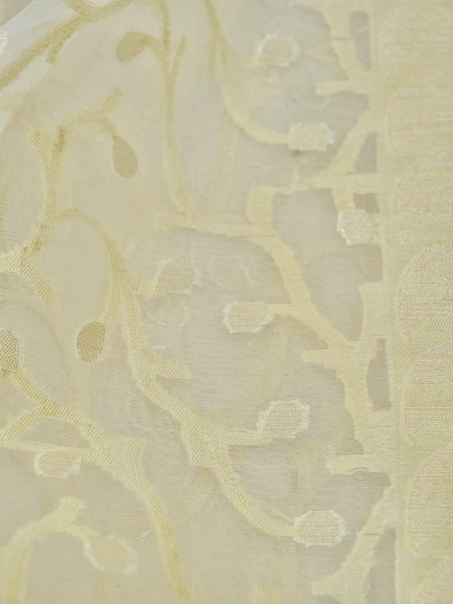 Kora Organza Saree Off White