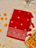 Gorgette Matka Silk saree