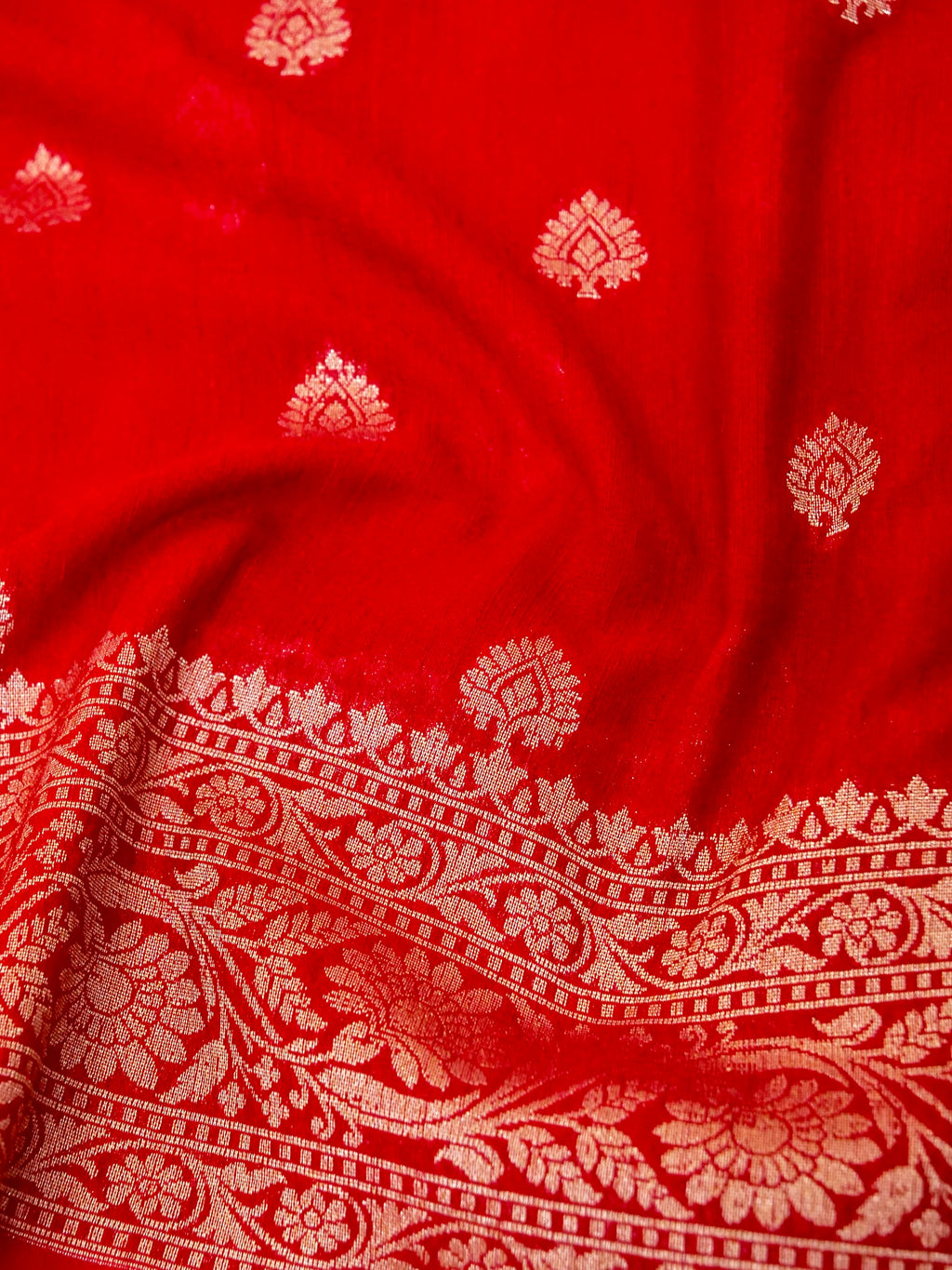 Gorgette Matka Silk saree