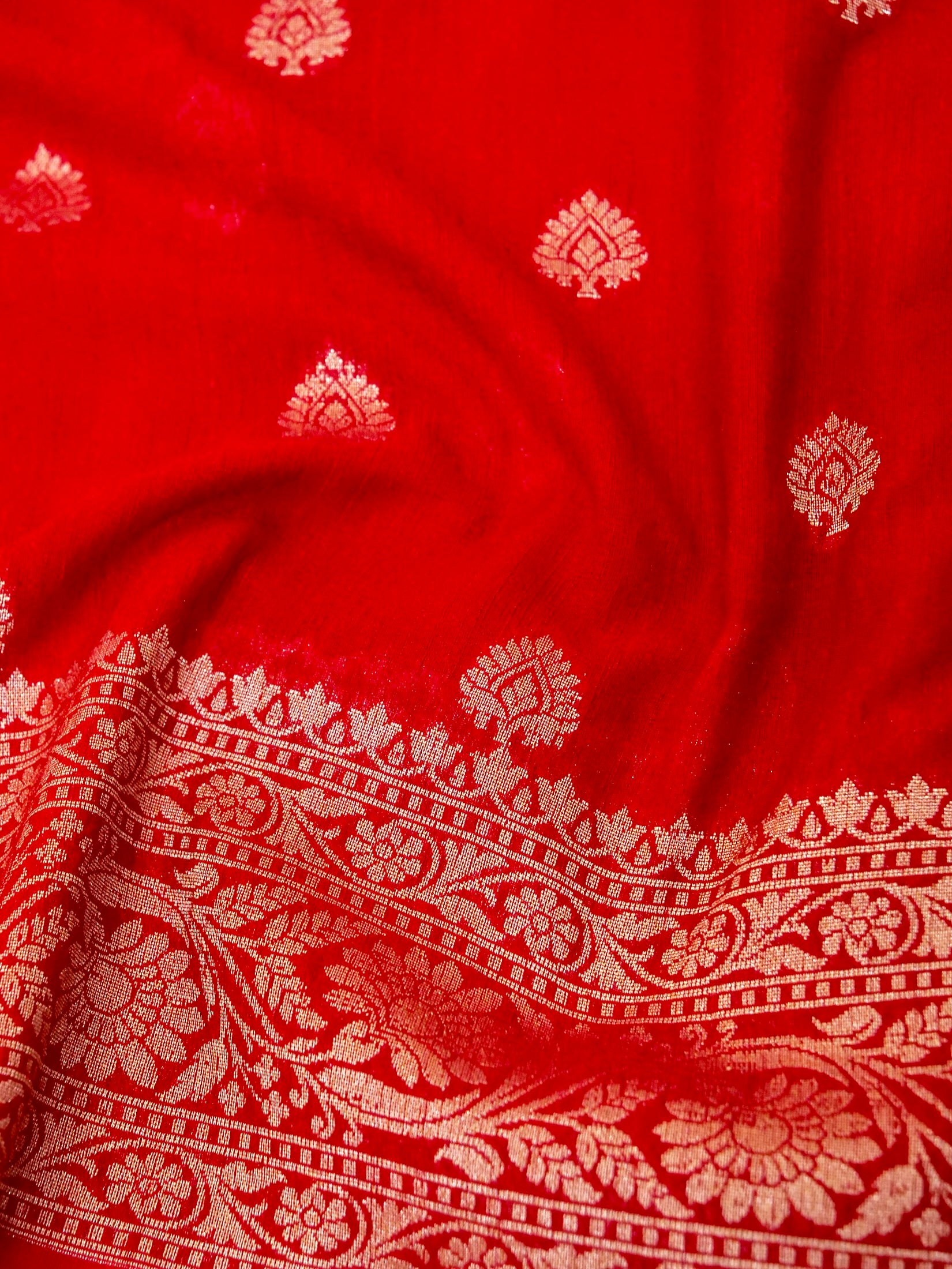 Gorgette Matka Silk saree