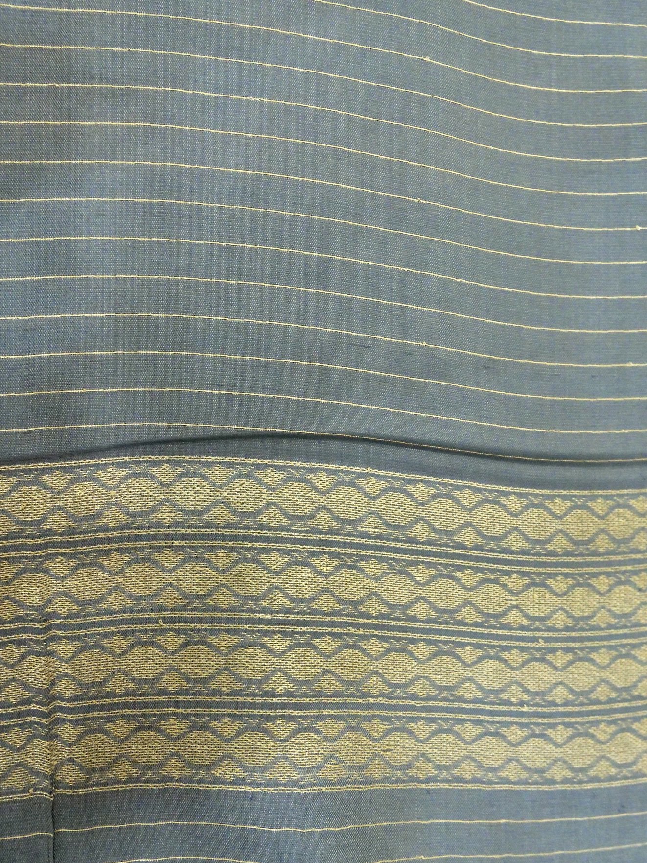 Katan Silk Saree Grey Sona Rupa