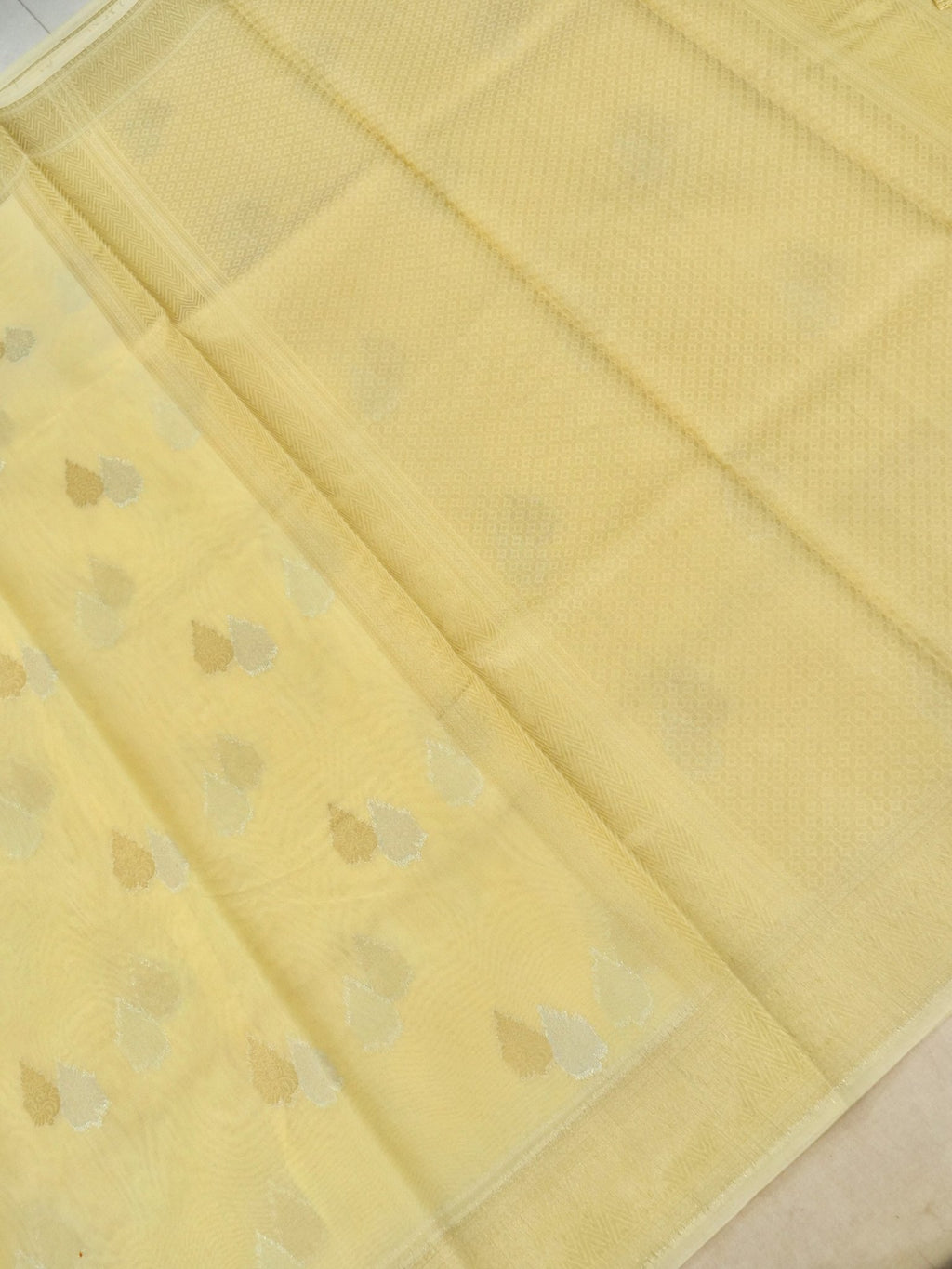Cotton Silk Saree – Lemon