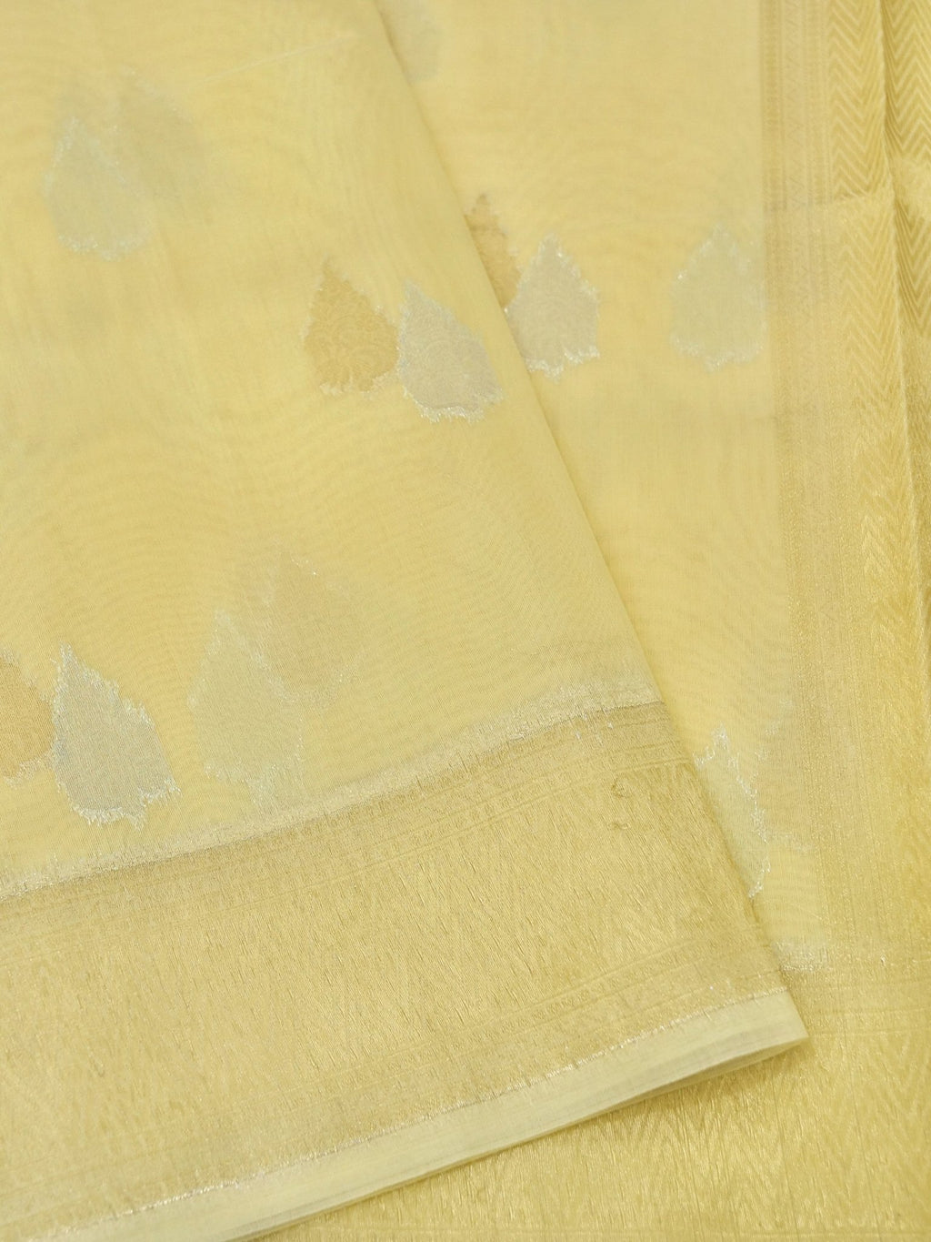 Cotton Silk Saree – Lemon