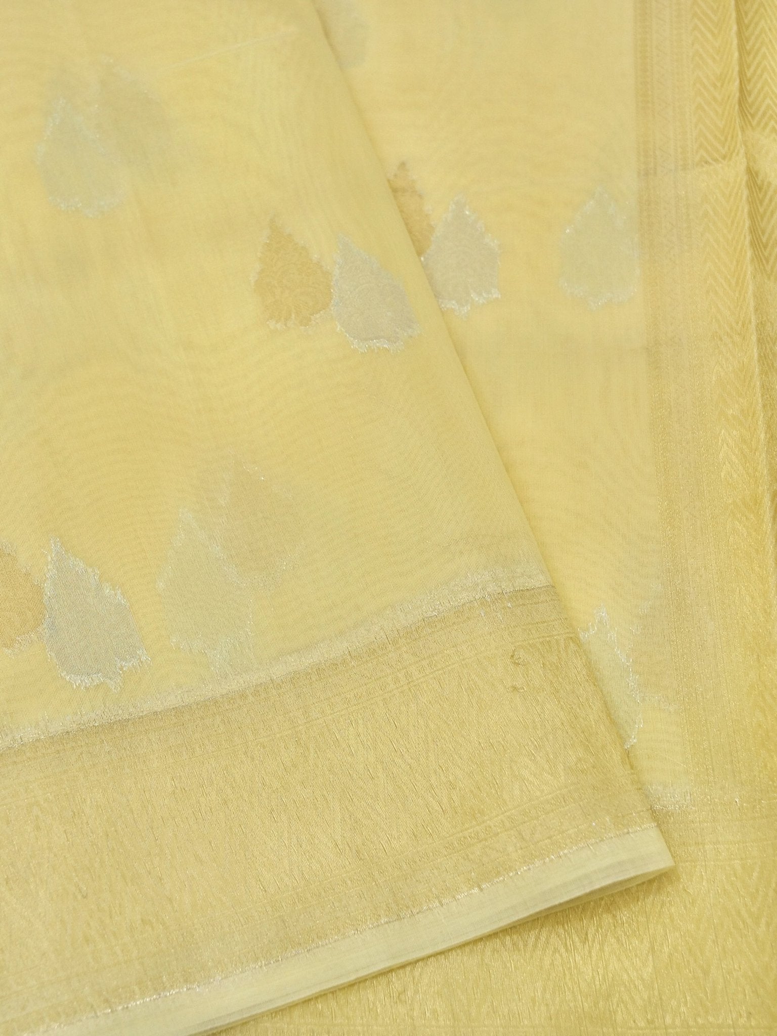 Cotton Silk Saree – Lemon